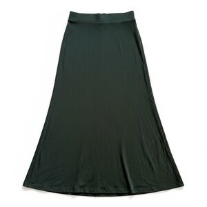 OGL Green Maxi Skirt with Comfortable Waistband Small